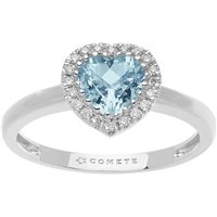 Anello Comete Donna Prestige in Oro bianco Acquamarina  Ct ANQ313 - ANQ313